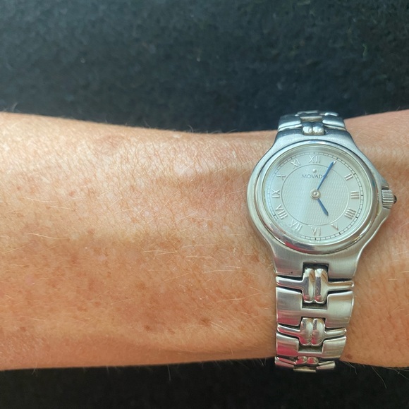 Movado Silver Watch with Roman Numerals - Picture 7 of 7